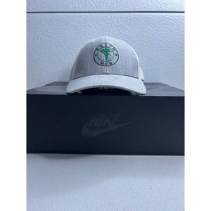 Earth Med Trucker‎ Hat Gray Mesh Snapback Cap Logo Adjustable #424